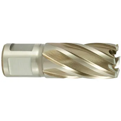 CLE-LINE Cobalt Annular Cutter: 1 1/16 in Cutter Dia, 1 in Max Cutting Dp - Cobalt Annular Cutters for Hard Materials