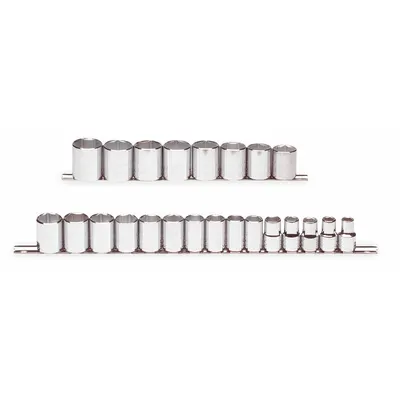 PROTO J54209 23-Piece 1/2 in Drive 6-Point Metric Socket Set, 10 mm to 32 mm - SAE & Metric Socket Sets