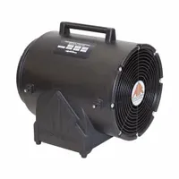 AIR SYSTEMS INTERNATIONAL Confined Space Fan: 230 V AC, 12 in Duct Dia, 1 1/2 hp Horsepower, Ducting (MPN CVF-12EX22)