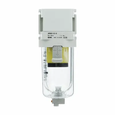 SMC Compressed Air Filter: Water Separator, 3/4 in NPT, 0.3 micron, 38.9 cfm - SMC FRL Air Filters