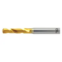 OSG Screw Machine Drill Bit: #44, 130° X-Thinning Point, TiN-Coated Cobalt (MPN 10086005)