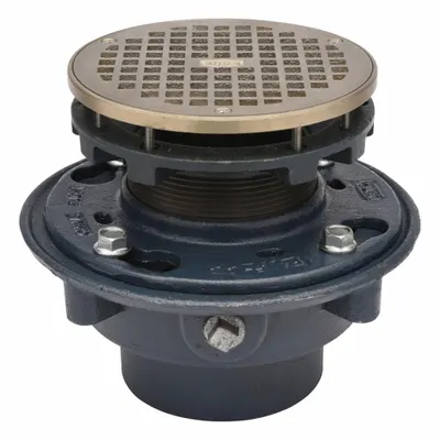 ZURN ZN415-3NL-6BZ General Purpose Floor Drain - General Purpose Floor Drains