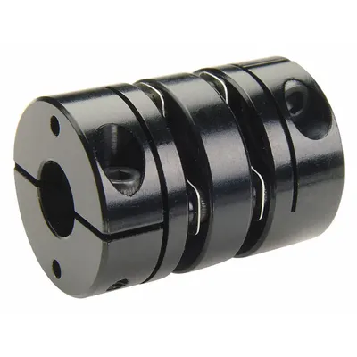 RULAND MANUFACTURING Motion Control Coupling: 1/4 in x 1/4 in Bore Dia, 1 in OD, Round - Double Disc Couplings for Round Shafts