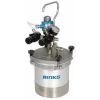 BINKS Spray Gun Cup: Siphon Feed Spray Gun Cup, Spray Gun Cups, Agitator/Cup/Liner (MPN 80-651)