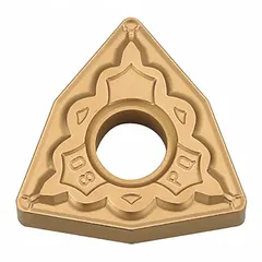 Trigon (W) indexable turning insert with an 80° diamond shape, 4.76 mm thickness, and 0.8 mm nose radius. The CA515 grade provides balanced toughness and wear resistance for medium-duty turning, facing, and profiling operations on steel, stainless steel, and cast iron.