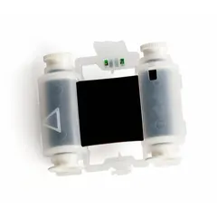 The BRADY M7-R6400 is a black resin ribbon in the R6400 series, designed for single-color printing. It offers chemical resistance and is RoHS compliant to 2011/65/EU. Compatible with BMP71 and M710 series printers, it is used for printing durable labels in industrial identification and safety signage applications.