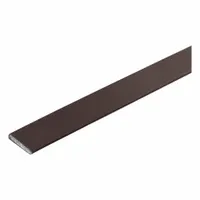 LORIENT Fire Seal: Flat, Self-Adhesive Mounting, Std, Flex PVC/Graphite, 21 in Overall Lg, Brown (MPN ES980B-21)