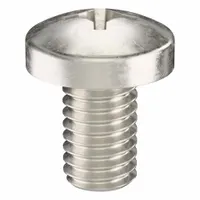 Machine Screw: #10-32 Thread Size, 5/16 in Lg, 316, Stainless Steel, Plain, Pan, Phillips, 50 PK (MPN ZSCRW-383)