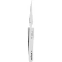 EXCELTA Tweezers: Stainless Steel, Point, Straight Tip (MPN DN-3C-SA-SE)