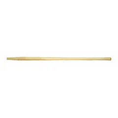 This wood shovel handle features a closed back solid shank construction. It is designed for use with garden tools and shovels, providing a replacement handle for digging and moving materials in landscaping, construction, and agricultural tasks.