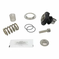 Valve repair kit for WILKINS model 1-625XL3HR. Includes locknut. Constructed from EPDM, resin, rubber, and stainless steel. Used for servicing and restoring valve performance in water systems.