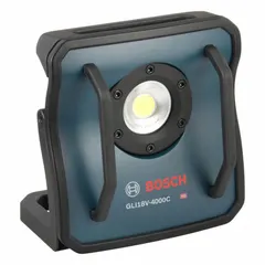 The BOSCH CORE18V Work Light delivers up to 4,000 lumens with three selectable modes for adjustable runtime. Powered by 18V DC, it has a maximum height of 9 1/2 inches. Suitable for jobsite illumination in construction, maintenance, and industrial environments.
