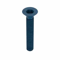 Socket Flat Head Screw: M3x0.50 Thread Size, 20 mm Lg, Flat, Blue Phosphate, Alloy Steel, 25 PK (MPN UST184003)