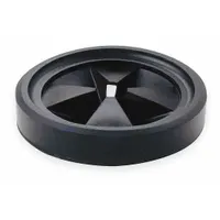 IN-SINK-ERATOR Deluxe Mounting Gasket: 3 1/2 in Sink Opening Dia, Rubber, Black, Mfr Part # DMG-00
