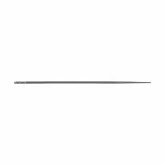 Round chain-saw file, 8 inches long with a 5/32-inch diameter and 3/16-inch width. Smooth cut with 51 teeth per inch. Used for sharpening chain-saw teeth to restore cutting performance.