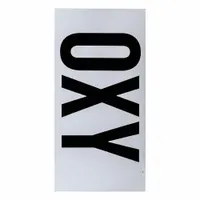 Vinyl safety label with permanent adhesive, measuring 4 in wide by 2 in high and 0.004 in thick. Supplied in a 10-pack. Used for identifying hazardous materials and communicating safety information on chemical containers, pipes, and equipment in industrial workplaces