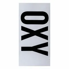 Vinyl safety label with permanent adhesive, measuring 4 in wide by 2 in high and 0.004 in thick. Supplied in a 10-pack. Used for identifying hazardous materials and communicating safety information on chemical containers, pipes, and equipment in industrial workplaces.