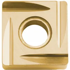 Square (S) indexable turning insert with PVD cermet grade. Used for turning, facing, and profiling operations on steel, stainless steel, and cast iron in general engineering and automotive applications.