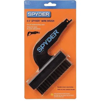 SPYDER 400002 Reciprocating Saw Brush Attachment, Steel, 4-1/2 in Length - Reciprocating Saw Brushes