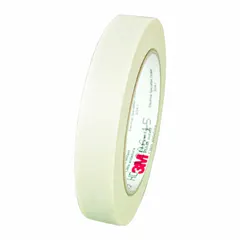 This abrasion-resistant electrical tape features a fiberglass cloth backing with silicone adhesive, providing mechanical protection and electrical insulation for wire harnessing, coil wrapping, and high-temperature applications. It is rated for indoor use and offers a 7 mil thickness for durability.