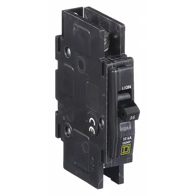 SQUARE D Miniature Circuit Breaker: 35 A, 120/240V AC, Single Phase, 10kA at 120/240V AC - QOU Series, Unit-Mount Square D Miniature Circuit Breakers