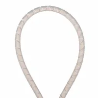 Spiral Wrap: 3/8 in Wd, For 3 in Max Bundle Dia, 100 ft Lg, Polyethylene, Off White, -40°F to 122°F (MPN T38F-C)