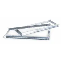 3M Square Mounting Bracket: Rectangular, 2 in Overall Ht, 12 in Overall Lg, 8 in Overall Wd, 3 hr (MPN PT4SSMB)