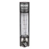BROOKS Mechanical Flowmeter: Flow Meter, Scale, Variable Area, Panel Mount, Vertical, Liters, FNPT (MPN 1250AD6073AFSVV)