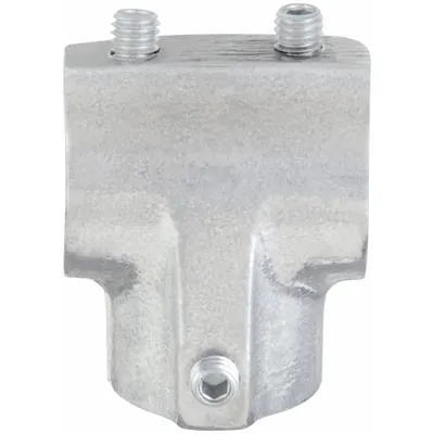 HOLLAENDER Structural Pipe Fitting: Tee, Tee, 1 1/4 in For Pipe Size - Aluminum Crosses & Tees