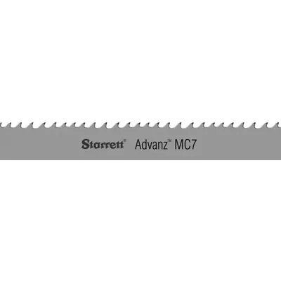 STARRETT Band Saw Blade: Carbide, Advanz(TM), 23 ft 7 in, Scalloped Cutting Edge - Stainless & Nickel Based Alloys Cutting Blades