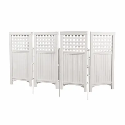SUNCAST FS4423 4-Panel Resin Screen Enclosure - Screen Enclosures