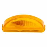 GROTE Clearance Marker Lamp: Clearance Light, Incandescent, Rectangular, Amber, Bracket/Grommet (MPN 46413)