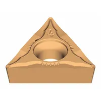 Triangle indexable turning insert for general turning, facing, and profiling operations on metal workpieces. Suitable for use in CNC and manual lathes. Type 16T308