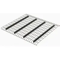 HUSKY Pallet Rack Decking: 52 in x 48 in, Waterfall, Std Wire Decking, 6 ga Decking, Silver (MPN 4852A4)