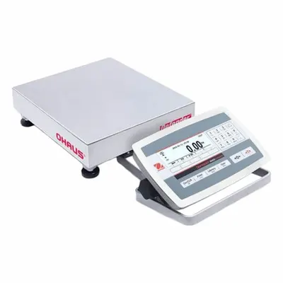 OHAUS D52XW2WQS5 Compact Bench Scale, 5 lb Capacity, IP67/IP68 - Compact Bench Scales