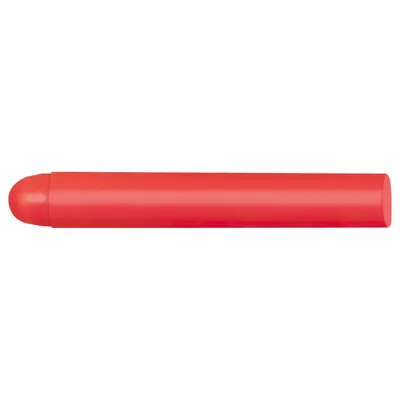 MARKAL Wax Lumber Crayon, Orange, 17 mm Tip Width, Firm, 70°F to 100°F, 82470G - Wax Lumber Crayons