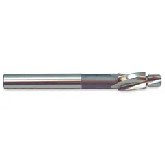 This built-in-pilot counterbore is designed for M3.5 screws, with a 6.5 mm bore diameter and a 3.9 mm pilot diameter. Constructed from cobalt, it creates a flat-bottomed recess for screw heads, allowing them to sit flush with or below the workpiece surface. Used in machining and assembly applications for metal and other materials.