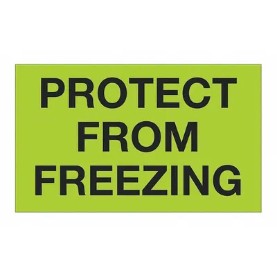 TAPE LOGIC Climate Label Protect From Freezg 3x5 - Climate & Environment Labels