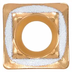 Indexable drill insert for drilling and boring operations. Designed to fit indexable drill bodies for cutting ferrous and non-ferrous materials in industrial machining applications.