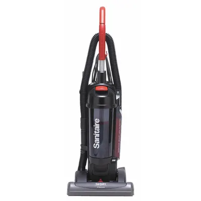 SANITAIRE Upright Vacuum Cleaner: 15 in Cleaning Path Wd, 135 cfm Air Flow, 18 lb Wt - Corded Upright Vacuums