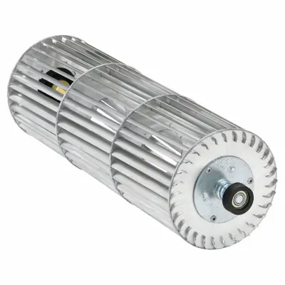 BERNER Blower Wheel, 14 in Overall Length, Aluminum, 4 1/2 in x 4 1/2 in - Blower Wheels