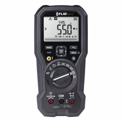 FLIR Digital Multimeter: 4 megaohm to 20 gigohm, CAT III 1000V/CAT IV 600V, IP54 - Megohmmeters for Harsh Environments