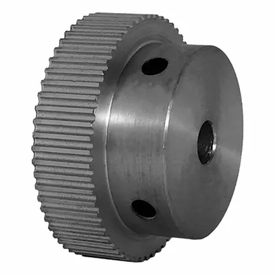 Dayton Timing Pulley: Modified Curvilinear, Fixed, For GT Timing Belt Section - GT Section Fixed-Bore Timing Pulleys with Hub