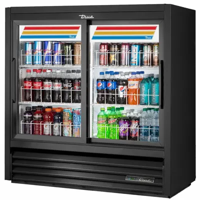 TRUE REFRIGERATION GDM-41SL-48-HC-LD Glass Door Refrigerator Merchandiser - Glass Door Refrigerator Merchandisers