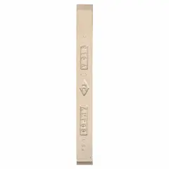 This standard scraper features a stiff, straight blade with a bevel/offset and standard end. Both blade and handle are made of nonsparking nickel-copper metal. It is used for deburring, cleaning, and surface preparation in environments where spark resistance is required.