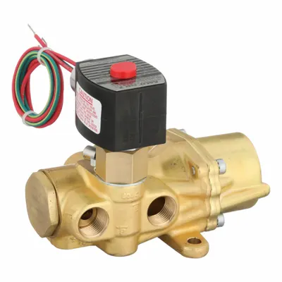 REDHAT Solenoid Valve: 4-Way, 1/2 in Pipe Size, 110V AC/120V AC - 4-Way/2-Position, Configurable Solenoid Valves