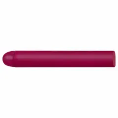 This wax lumber crayon features a firm purple formulation that writes clearly on rough, wet, or oily surfaces such as wood, concrete, metal, and plastic. Designed for use in temperatures from 70°F to 100°F, it is suitable for marking in industrial environments including lumber yards, construction sites, and metal fabrication shops.