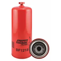 BALDWIN FILTERS Fuel Filter: Spin-On, 4 1/4 in Outside Dia, 1"-14 Thread Size, Cellulose, BF1218