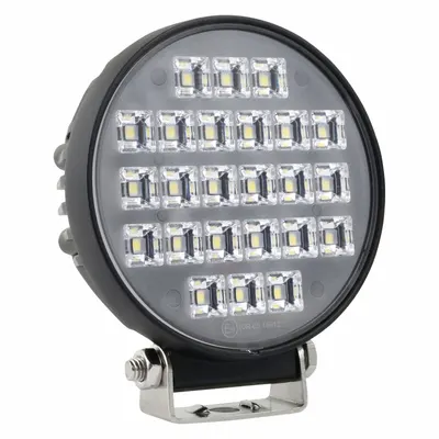GROTE BZ121-5 LED Floodlight, Black Housing, Bracket Mount, Blunt Cut Wires - Vehicle Floodlights