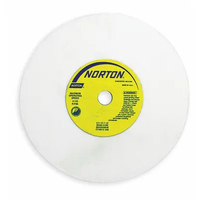 NORTON Straight Grinding Wheel Type 1, 7" x 1/2" x 1-1/4", 38A120-KVBE, 5 PK - Grinding Wheels for Light-to-Moderate Grinding of Tool Steels